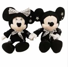 新品未開封【ブラックフライデー限定♡ミッキー♡ミニー♡】ぬいぐるみキーホルダー ブラックフライデー限定ミッキー・ミニー ぬいぐるみキーホルダー