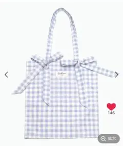 Cath Kidston リボントートバッグ サックス