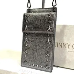 ジミーチュウ PEGASI PHONE CASE スマホ ショルダー メタリックのサムネイル