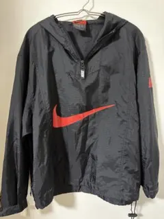 NIKE アノラックパーカー ブラック/レッド