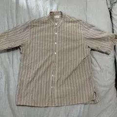 バンドカラーシャツ シャツ