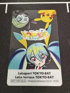 ポケモン 初音ミク ポケミクライブ ららぽーと 特典 非売品 クリアカード