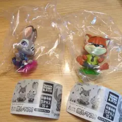 タカラトミーアーツ ズートピア 推してねマスコット 2種セット　ジュディ　ニック
