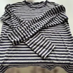 GLOBAL WORK ストライプ 長袖Tシャツ