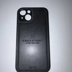 DEER ブラック iPhone 14 ケース