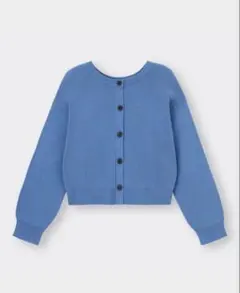 GU カーディガン ブルー 青色 Mサイズ