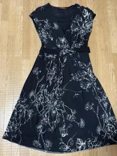 MaxMara 花柄 半袖ワンピース