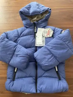 新品未使用　青いダウンコート 120