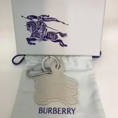 ❣️未使用❣️BURBERRYバーバリー カラビナ付シリコンキーホルダー　ノベルティ