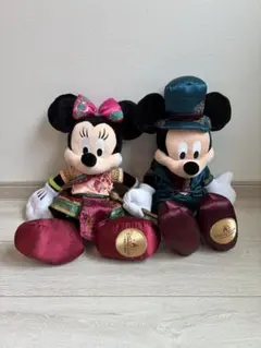 上海Disney Resort ミッキー ミニー ぬいぐるみ 2体セット