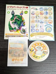 ジブリパークとジブリ展 缶バッジセット 平成狸合戦ぽんぽこ ジブリ