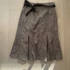 UNTITLED 日本製カシミヤアンゴラ混フレアスカート2サイズ