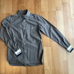 The DUFFER of St.GEORGE リブ袖シャツ　ボタンダウン　Mのサムネイル