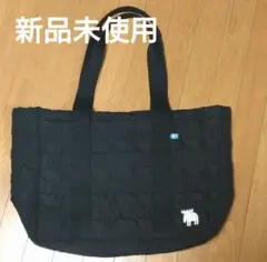 【新品未使用】モズmozキルティングトートバッグ黒