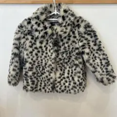 COMME CA ISM ヒョウ柄ファージャケット