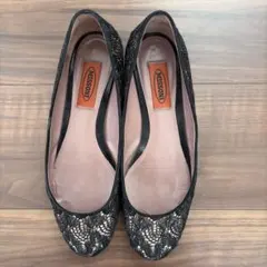 MISSONI ブラック レース フラットシューズ 38