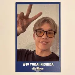 シーホース三河 プレイヤーズチェキ風トレカ vol.2 チェキ #19 西田優大