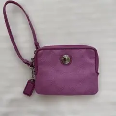 COACH ピンクパープル 財布