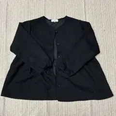 しまむら　SEASON REASON 黒キルティングジャケット L 匿名配送