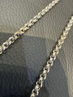 シルバーネックレス STERLING刻印 ティアドロップチェーン 約50cm 