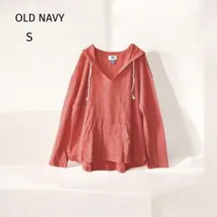 【OLD NAVY】 カットソー（S） パーカー ボーダー 薄手 長袖Tシャツ