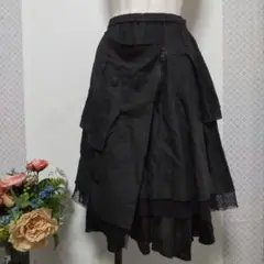 ☆タグ付き未使用品☆エイココンドウ EIKO KONDO スカート フリーサイズ 新品未使用タグ付き】エイココンドウ リネンロングスカート 定価