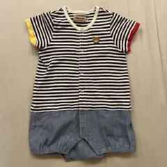 ミキハウス 半袖ロンパース 70cm