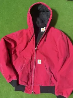みかん様専用Carhartt フード付きレッドジャケット