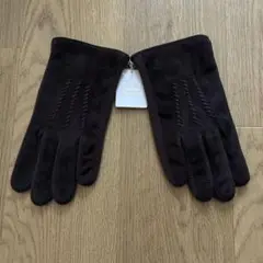 【未使用品】ヴィヴィアンウエストウッド レザー グローブ 手袋 ブラウン