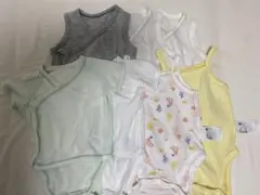 ベビー肌着まとめ売り 7点セット 60-70cm コットン エアリズム