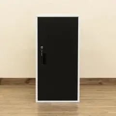鍵付きロッカー キューブBOX ハイタイプ / 新品未使用（ブラック）