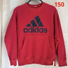 adidas ESSENTIALS PLUS 赤 トレーナー 　（Ａ29)