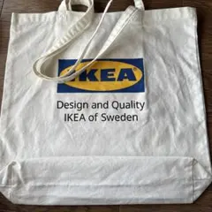 IKEA コットン トートバッグ ホワイトのサムネイル