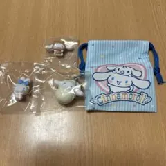 サンリオガチャシナモンロール３個&プチ巾着シナモンロール
