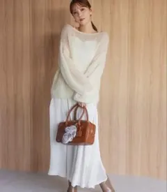 snidel モヘヤニットキャミワンピースセット