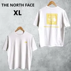 ザ・ノースフェイス バンダナ柄 ロゴ T シャツ XL バックプリント 白T