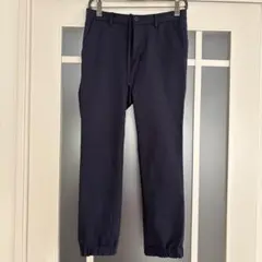 超美品　ユニクロ　UNIQLOネイビー　ジョガーパンツ ウエストドローコード付