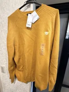 KAWS×UNIQLO カウズ ウィンター ラムクルーネックセーター 2点セット