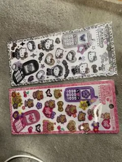 平成はっぴーフォン　日焼けキティ　ギャルキティ 2枚セット