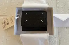 【 新品・未使用 】Maison Margiela 3つ折り財布 ブラック