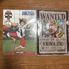 即日匿名✩新品未開封✩ONE PIECE クリアファイル 2枚セット