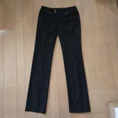 新品　ザジ　zazie　ブラック　パンツ　ストレート　美脚　脚長