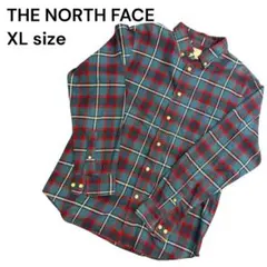 THE NORTH FACE チェック柄長袖シャツ XL