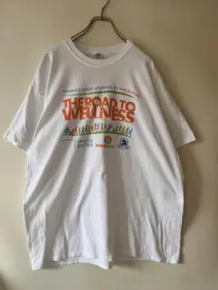 p*h様 No.6393 USA古着 企業ロゴTシャツ XL白
