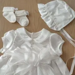 ☆お値下げ☆　セレモニードレス　帽子・靴下セット　ベビー