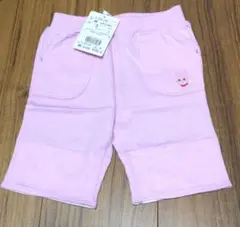 【新品未使用】ミキハウス ホットビスケッツ ピンクハーフパンツ 80cm