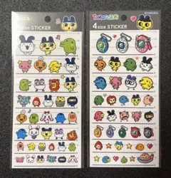 たまごっち　4サイズステッカー　4size sticker 2枚セット