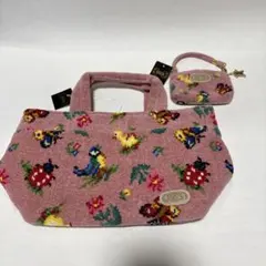 新品　タグ付き　フェイラー　ハイジ　グレースピンク　トートバッグ　サイドポーチ