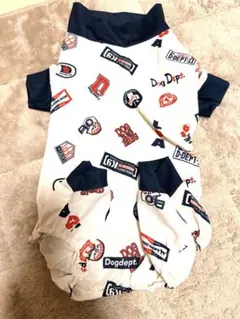 DOGDEPT ドッグデプト　ラッシュガード ロンパース L サイズ　ほつれ有のサムネイル