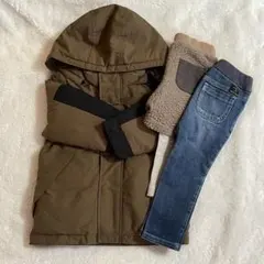 petit main アウター パンツ 3点セット 80-90cm